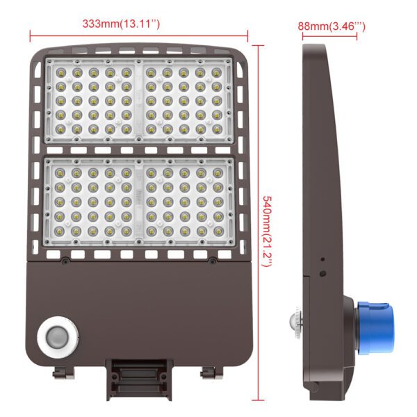 ALL-IN-ONE 240W, 120V-277V, Smart LED Area Light - Image 8