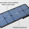 A double-sided monocrystalline silicon solar panel
