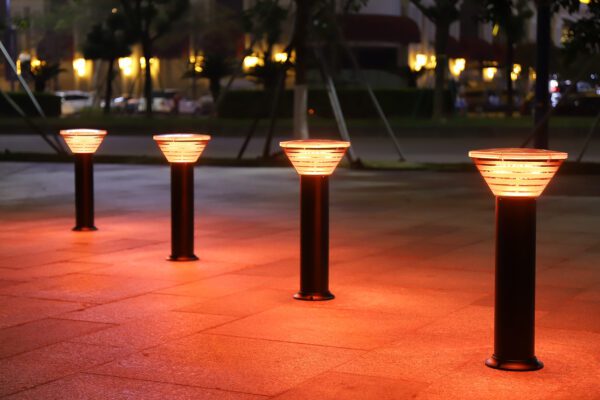 RGB Color Solar Bollard Super Bright 3 Watt, 480 Lumens Waterproof, 5 Nights of light on a single days charge - Image 2