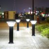 Solar Bollard Super Bright 3 Watt, 480 Lumens Waterproof, 5 Nights of light on a single days charge, 23.65” tall.