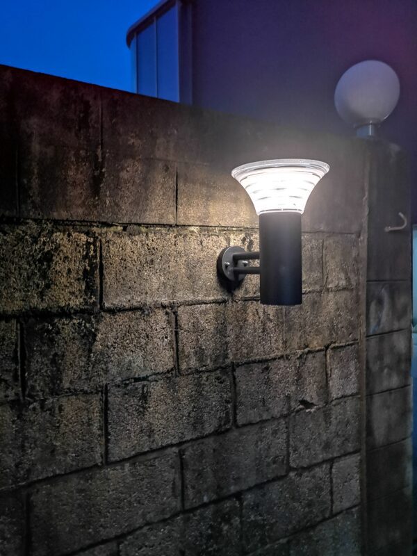 Wall Mounted Solar Bollard Super Bright 3 Watt, 480 Lumens Waterproof, 5 Nights of light on a single days charge, 13.70” tall. - Image 5